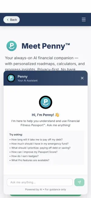 Financial Fitness Passport screenshot 4
