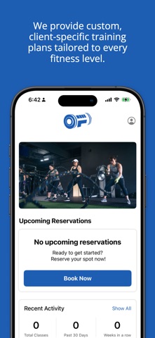 Optimum Fitness Training iPhone screenshot