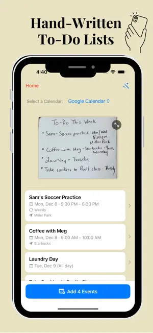 PicCal: Calendar Event Scanner screenshot 3