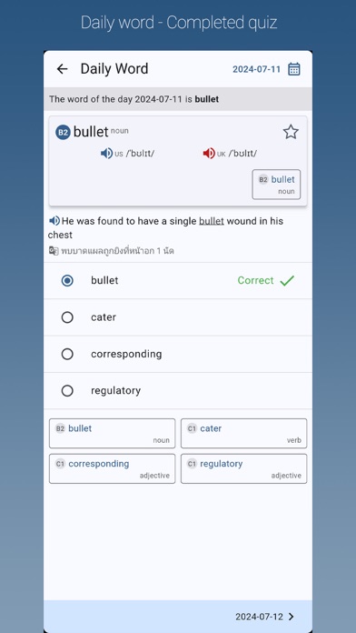 English-Thai Dictionary Pro Screenshot