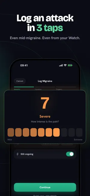 Aura: Migraine Tracker & Diary screenshot 3