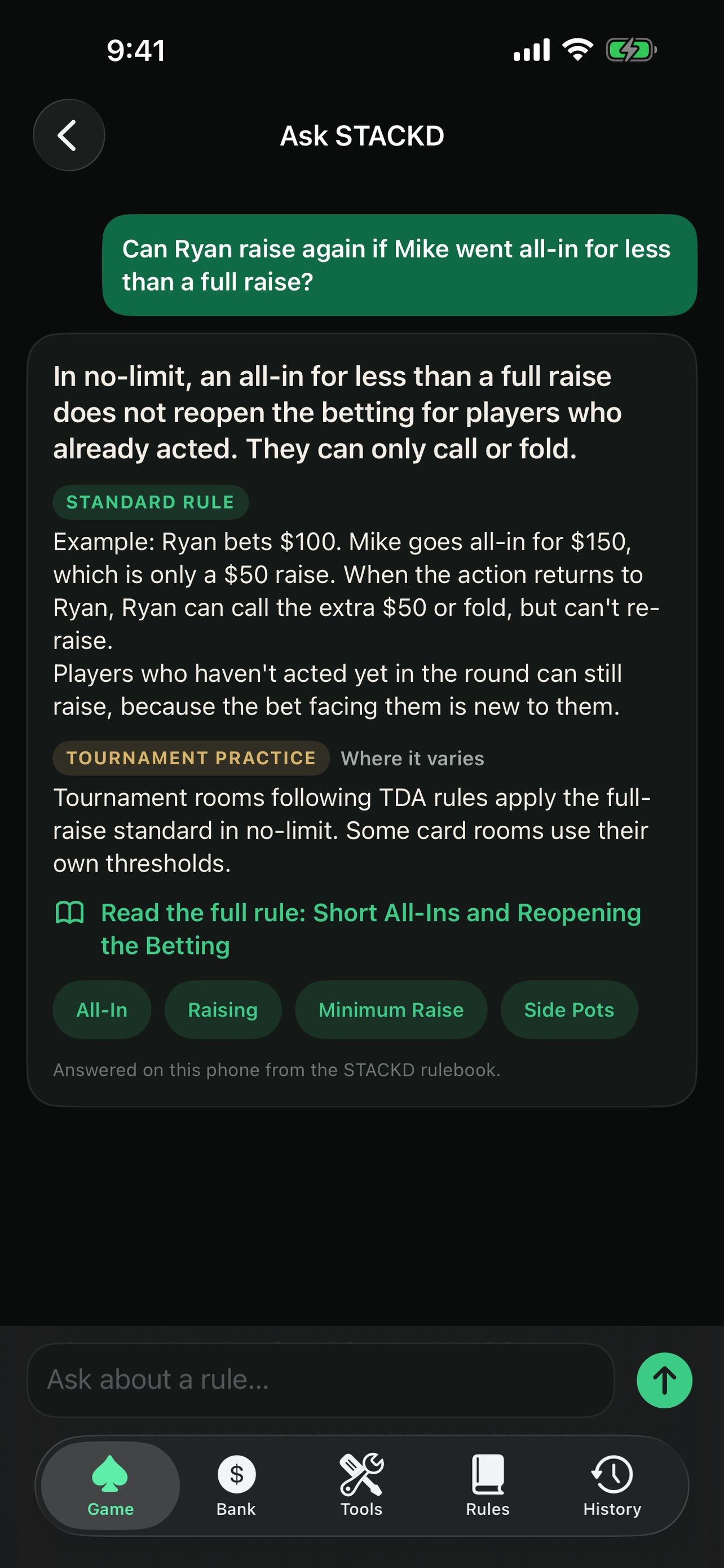 Screenshot 1 of Stackd: Poker Night Host