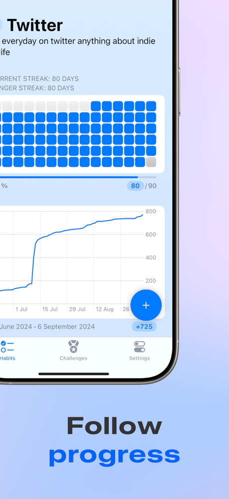 Habit Tracker 90 Day Challenge screenshot 2