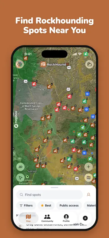 RockHoundR: Fossicking Map screenshot 1 of 10