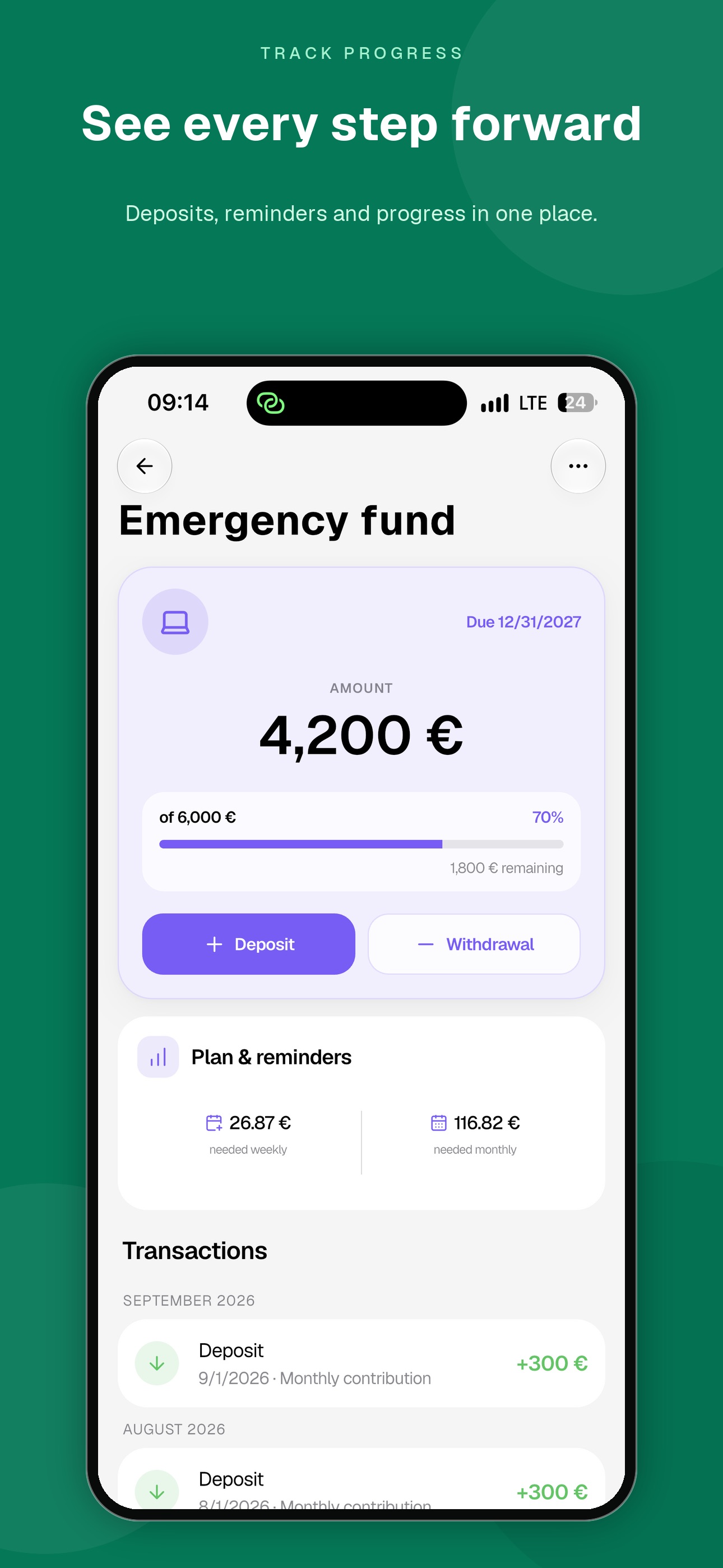Screenshot 2 of Money Envelopes: Savings