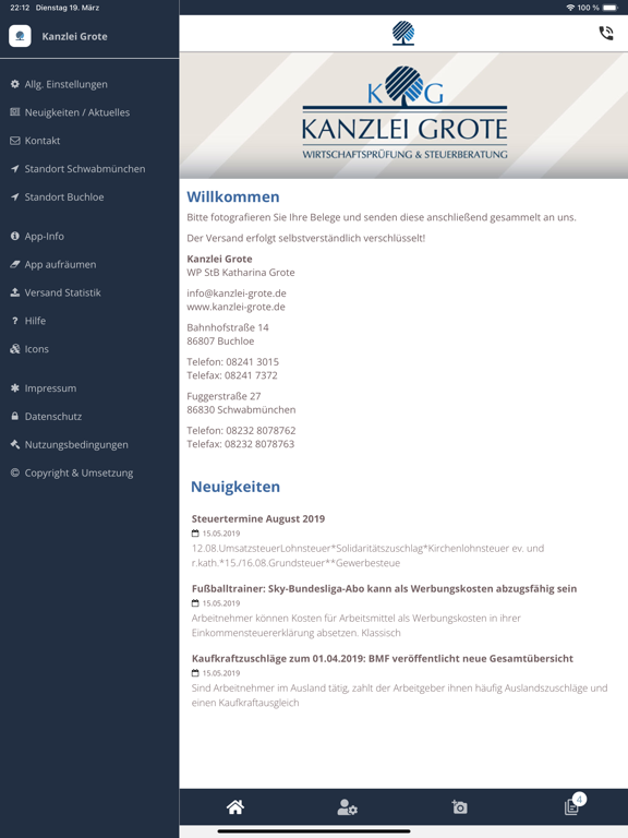 Screenshot #4 pour Kanzlei Grote Steuern Direkt