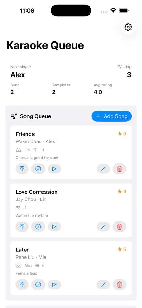 Karaoke Queue Party List2026 screenshot 3