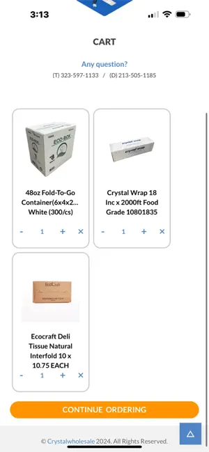Crystal Wholesale – NorCal screenshot 1