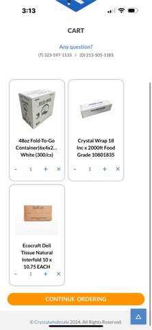 Crystal Wholesale – NorCal screenshot