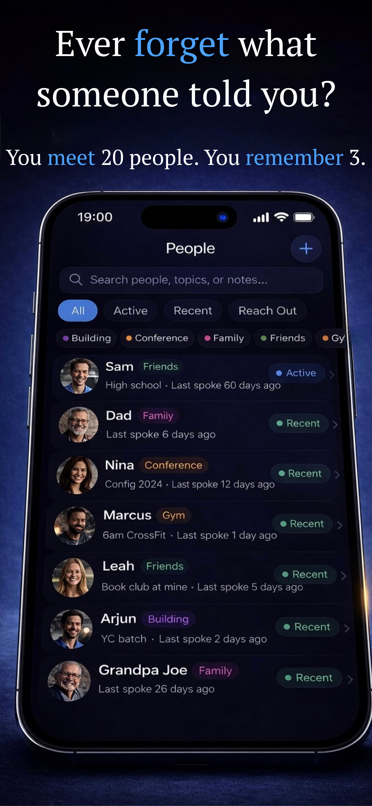 Recall: Remember People screenshot 7