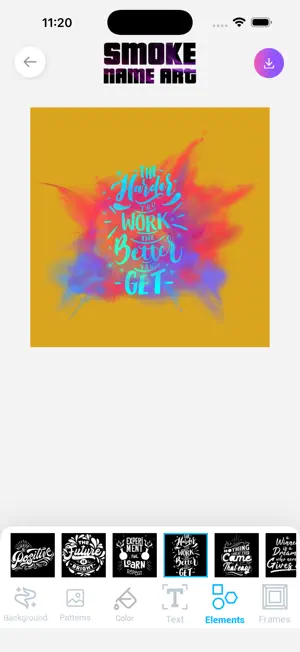 Smoke Name Art screenshot 2