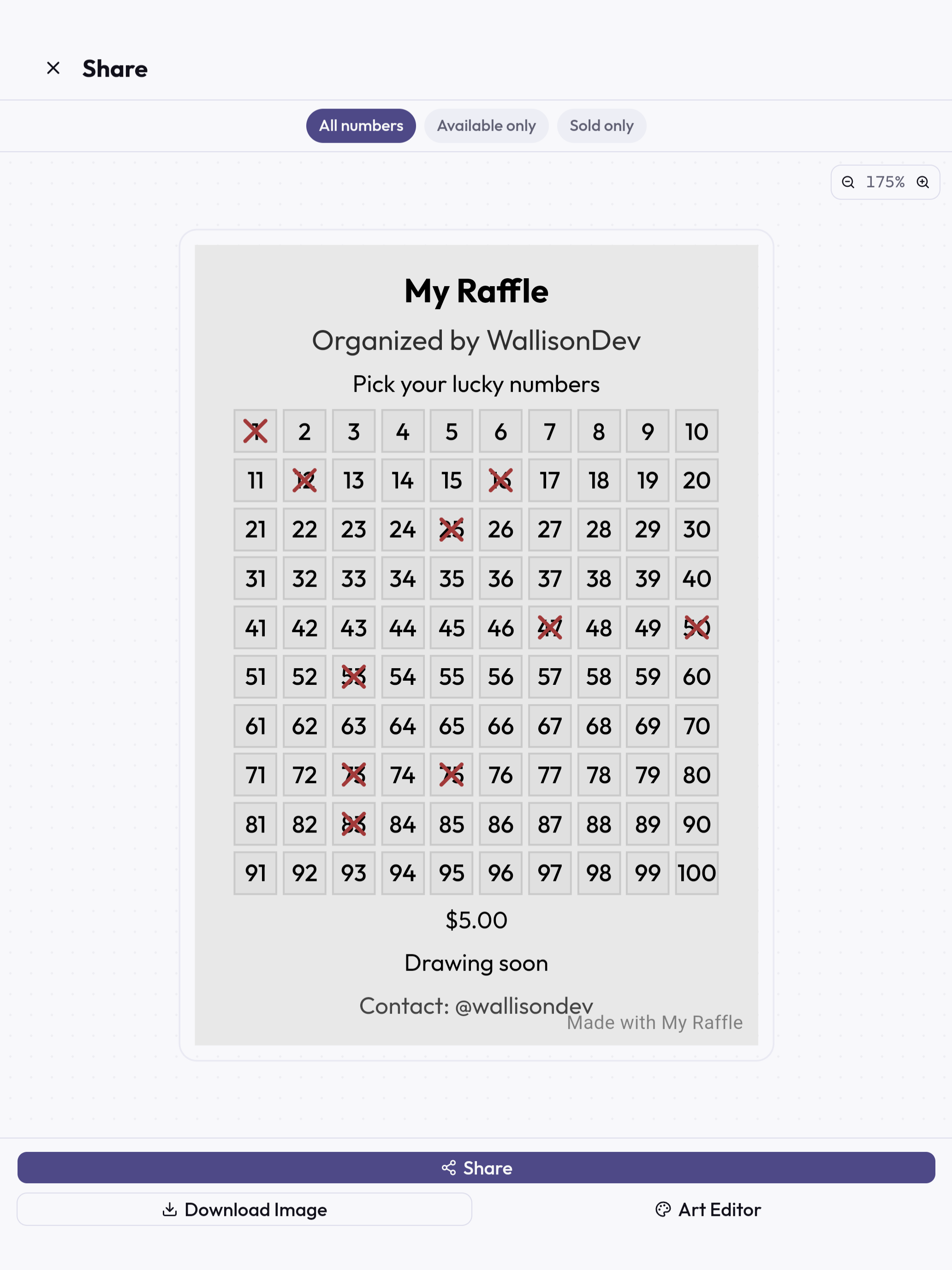 My Raffle: Tickets & Prizes