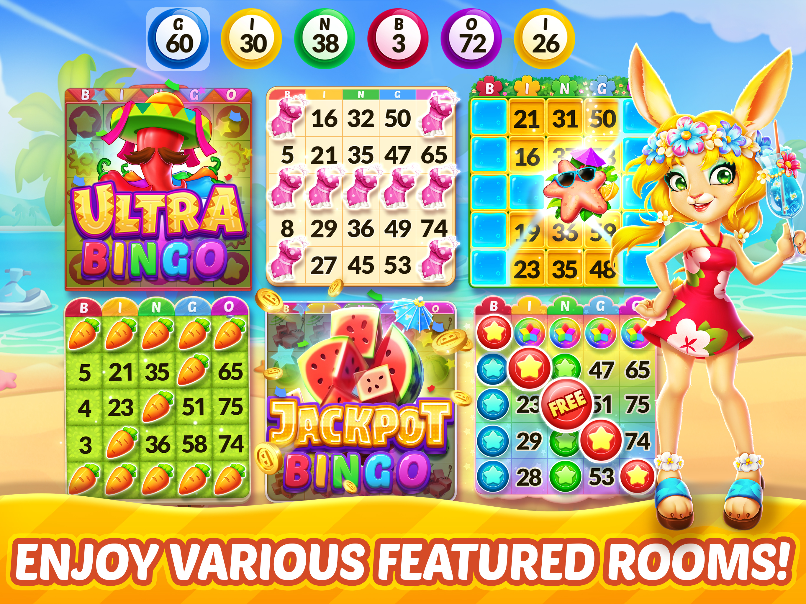 Bingo Aloha-Vegas Bingo Games screenshot 7
