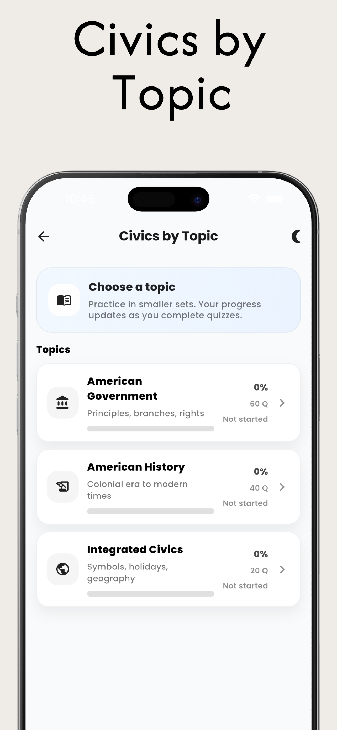 US Citizenship Test 2026. Prep