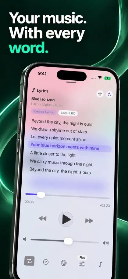 Screenshot 3 di 5 di Basic Music Player - Local MP3