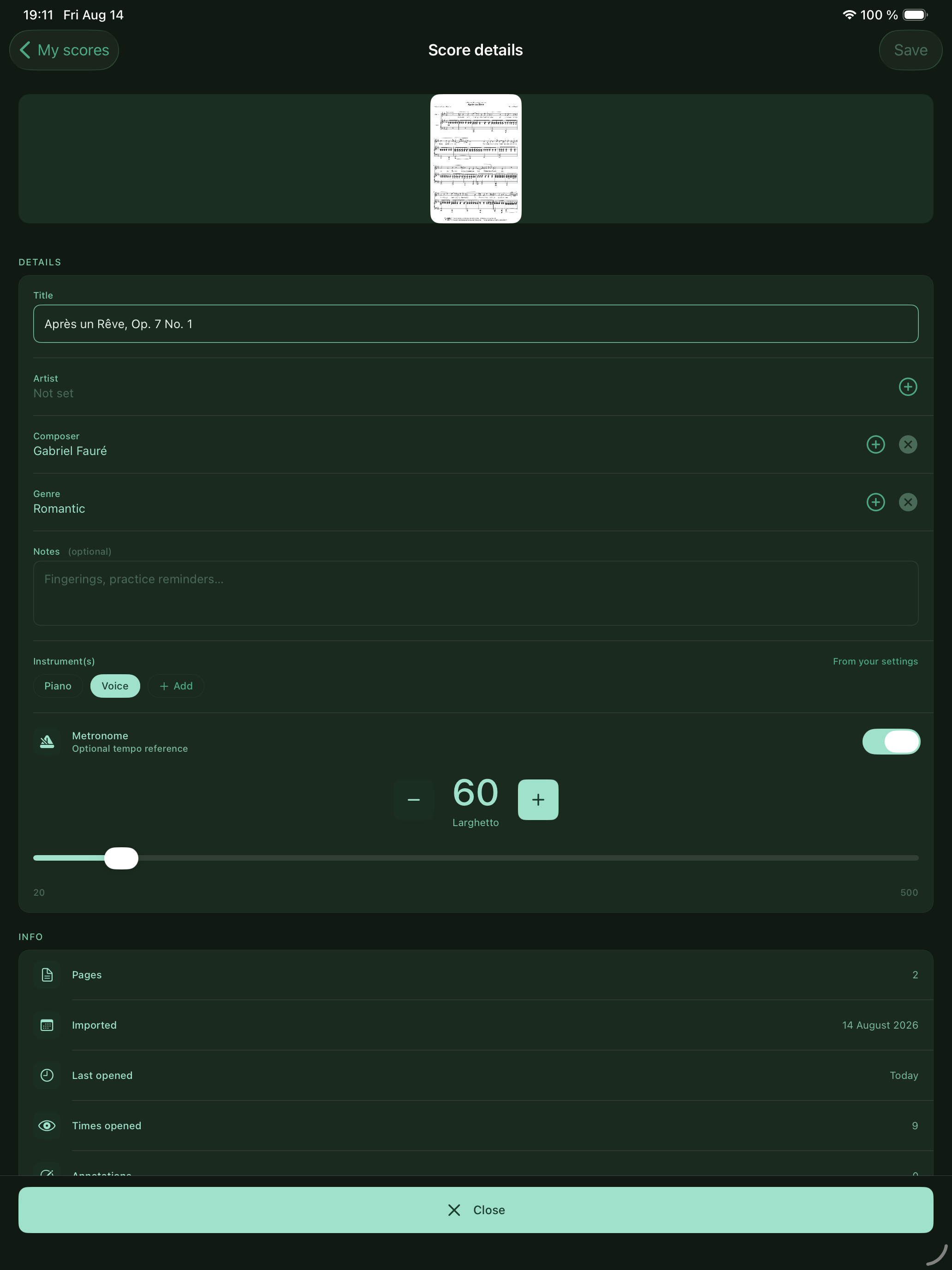 Paginote – Music Score Studio screenshot 19