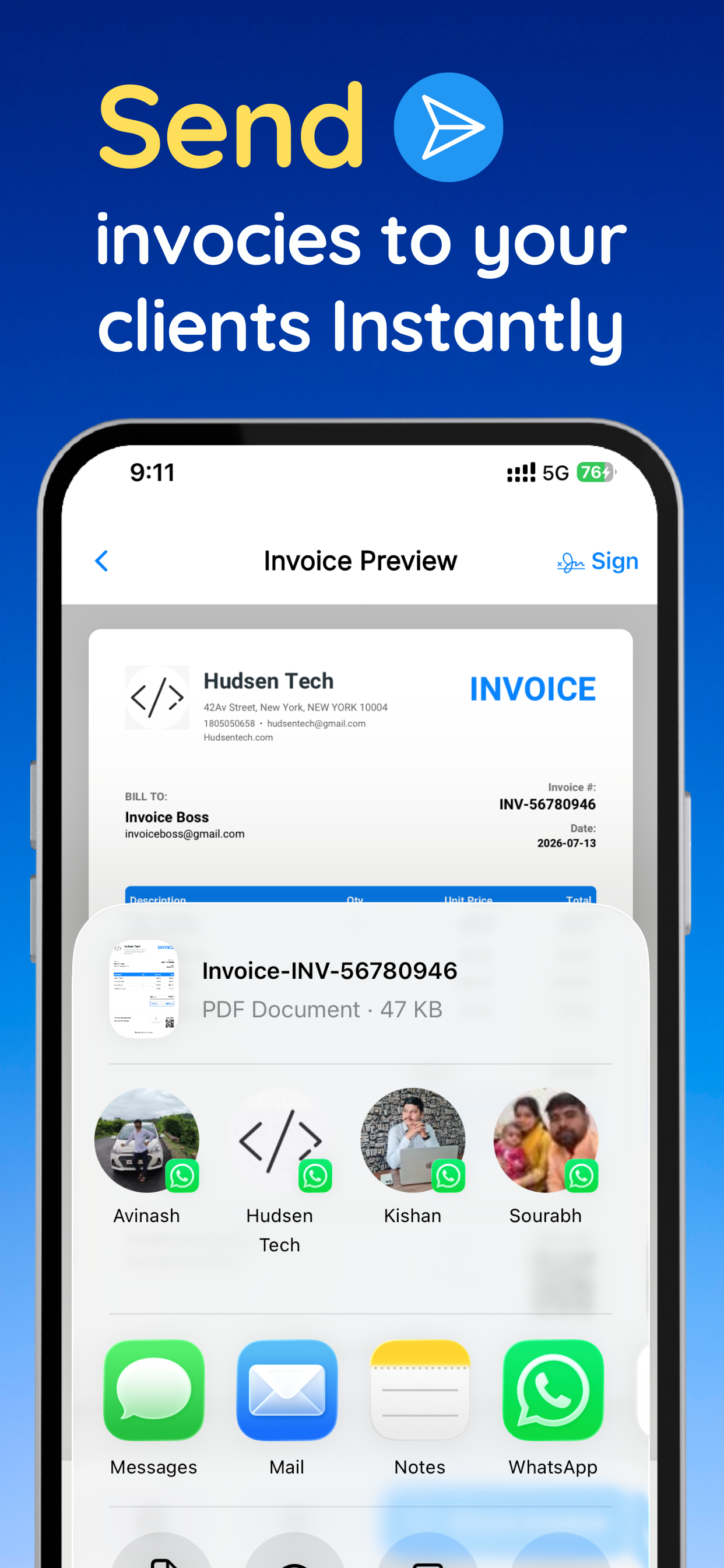 Invoice Boss: Estimate Maker screenshot 7