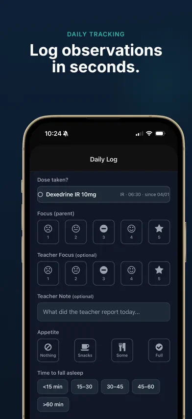 Titrate: ADHD Med Tracker screenshot 2