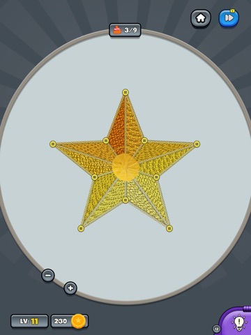 Cozy Thread Dots Puzzle Game iPad screenshot