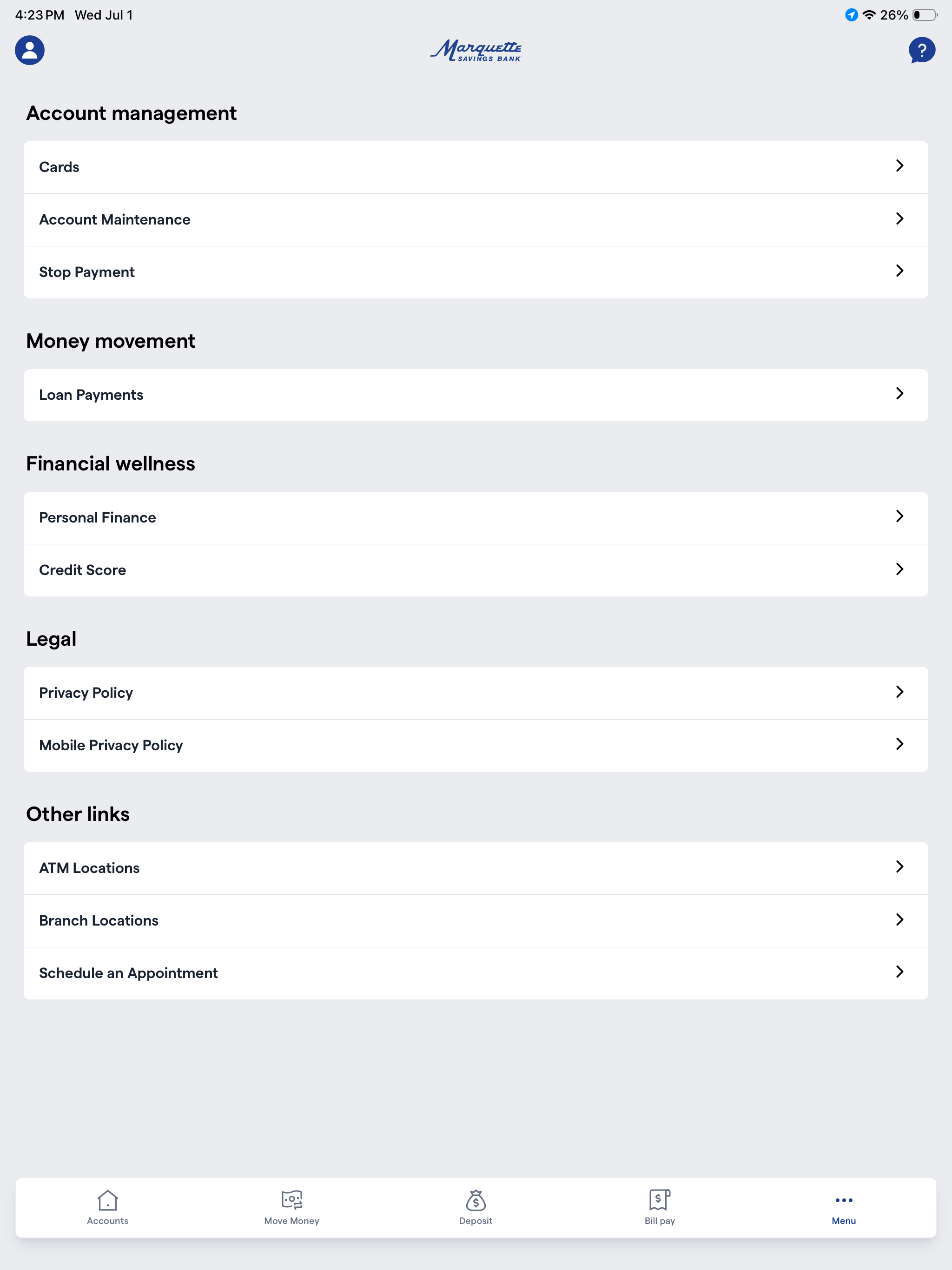 MobileMarquette screenshot 9