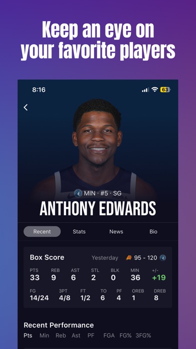 Screenshot #3 pour ClutchPoints - NBA, NFL, MLB