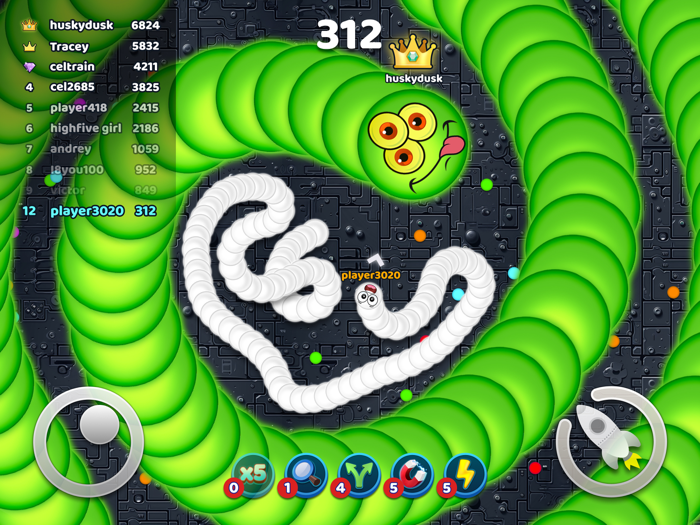 Snakes Zone .io - Worms Game