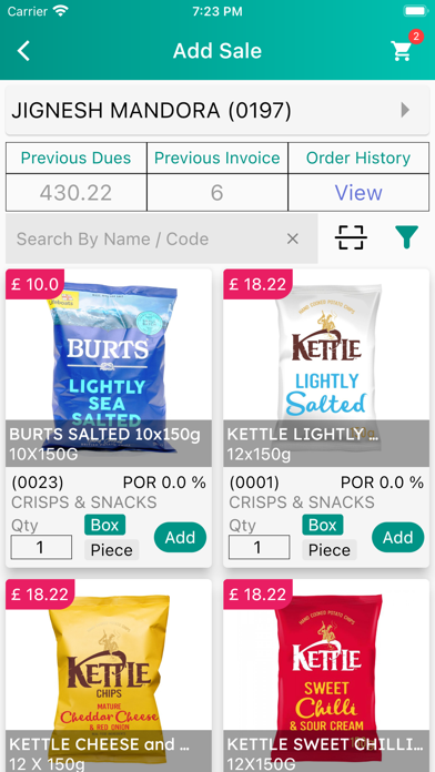 D & D SNACK FOODS Screenshot