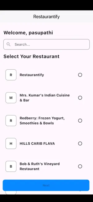 eMenu for Restaurants screenshot 1