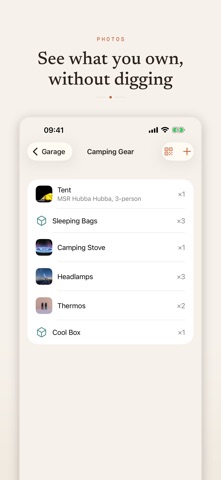 Ordning: Home Inventory iPhone screenshot