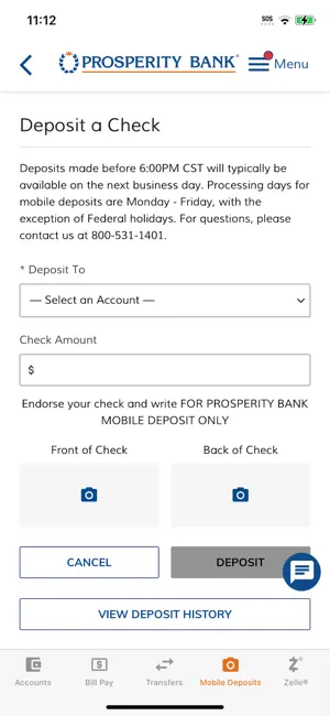 Prosperity Mobile Banking screenshot 4