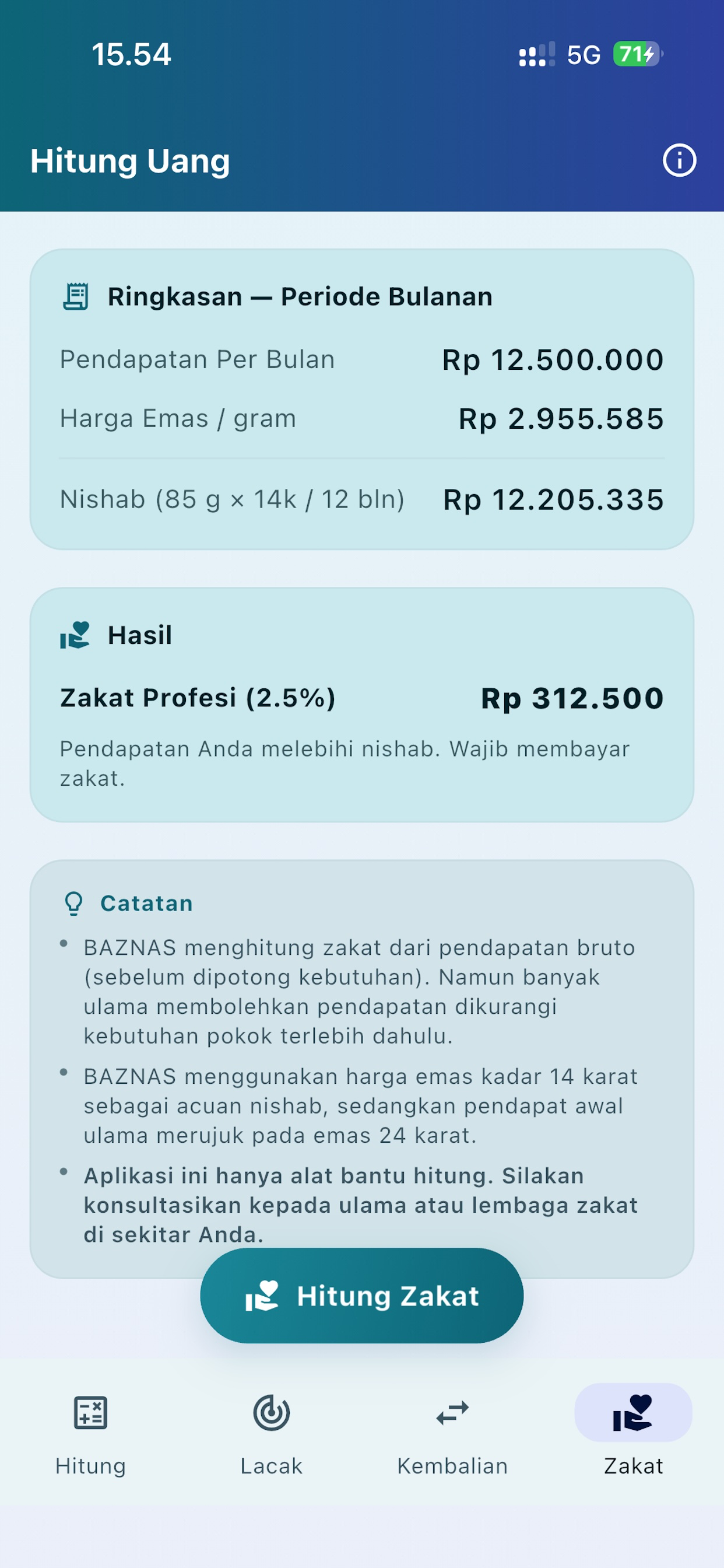 Hitung Uang