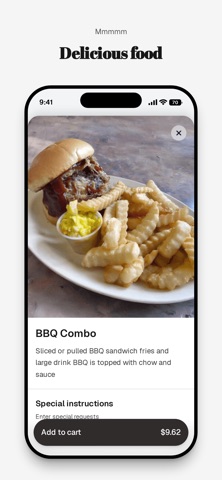 Chuck's BBQ iPhone screenshot