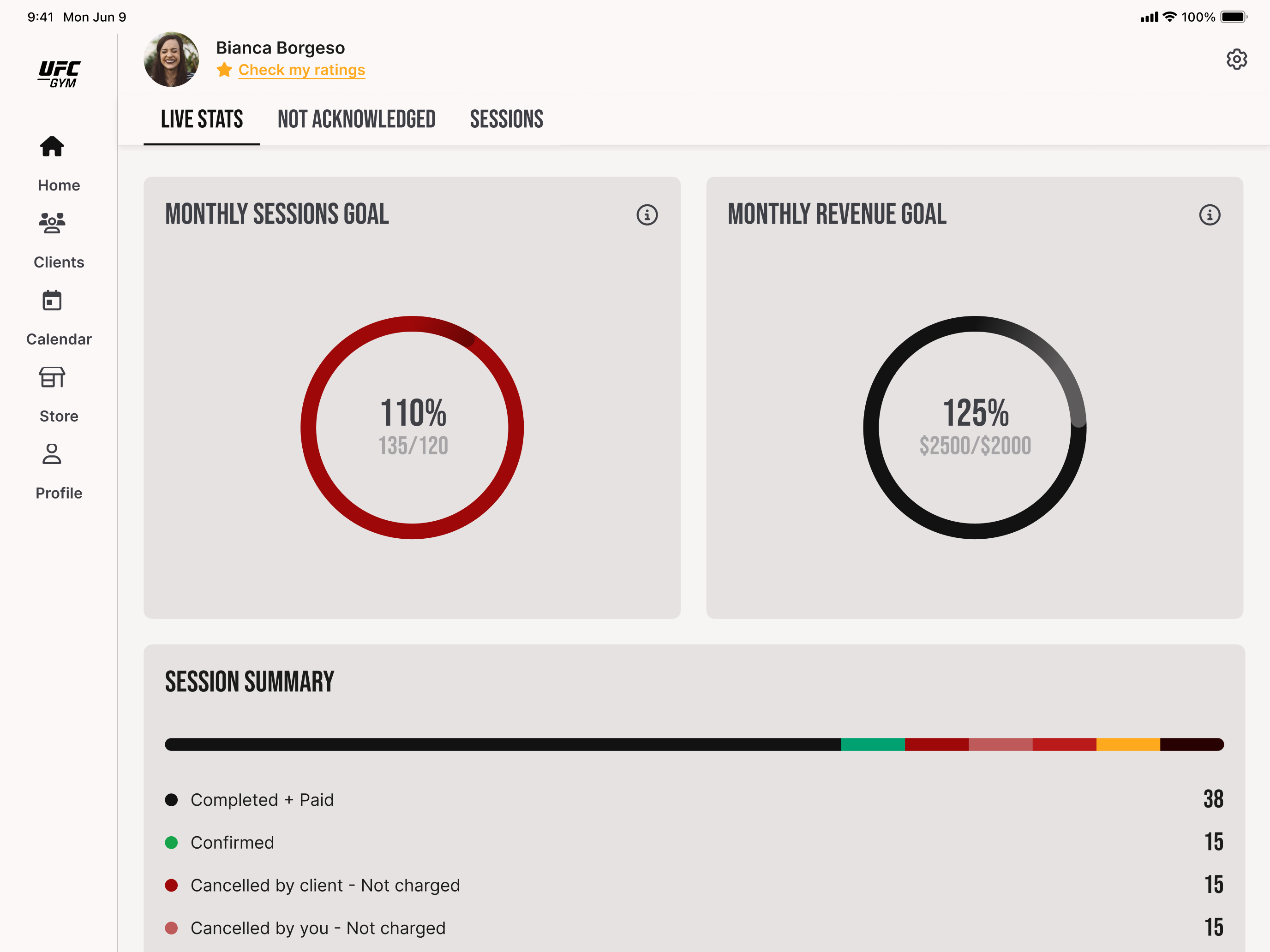 UFC Gym Coach App