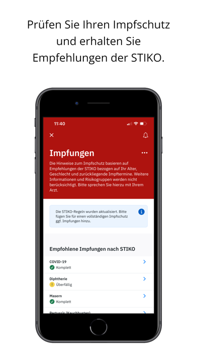 Meine GESUNDHEIT. Screenshot
