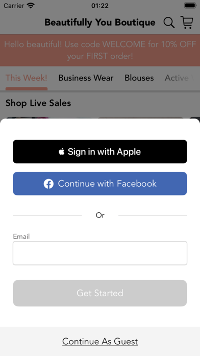 Beautifully You Boutique Screenshot