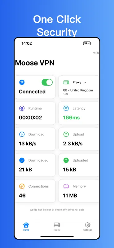 VPN - Fast & Secure MooseVPN screenshot 1 of 3