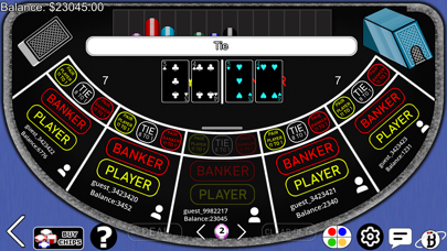 Baccarat Online - Live Casino Screenshot