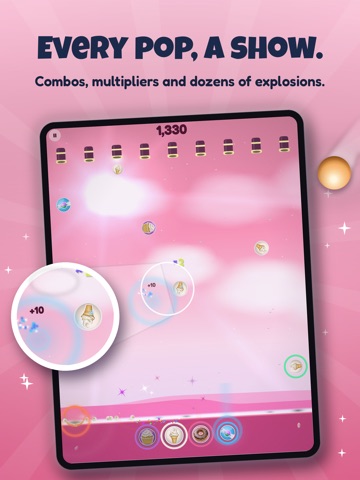 Bonce: Ball Pop Reaction Game iPad screenshot