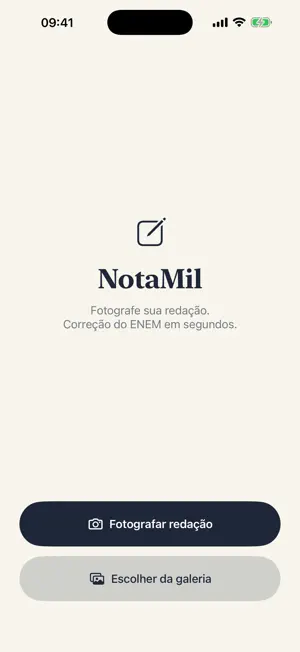 Redação ENEM: Corretor NotaMil screenshot 1