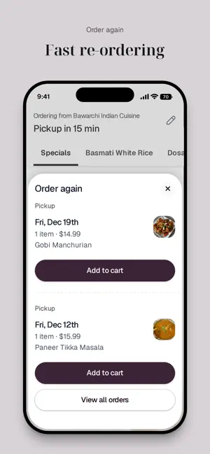 Bawarchi Indian Cuisine screenshot 4
