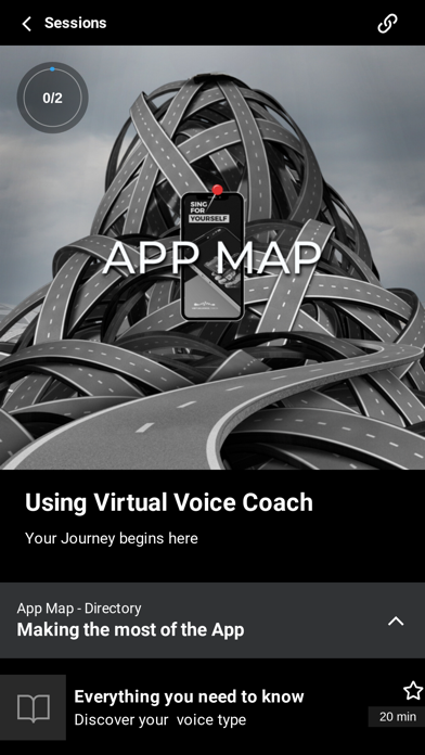 Virtual Voice Coach Screenshot