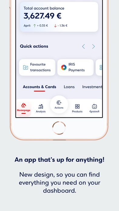 Screenshot #1 pour Eurobank Mobile App