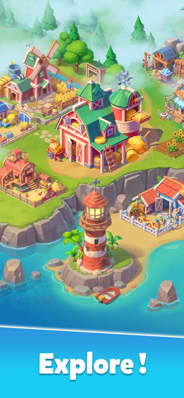 #2. Family Farm Merge (iOS) โดย: Century Games Innovation Pte. Ltd.