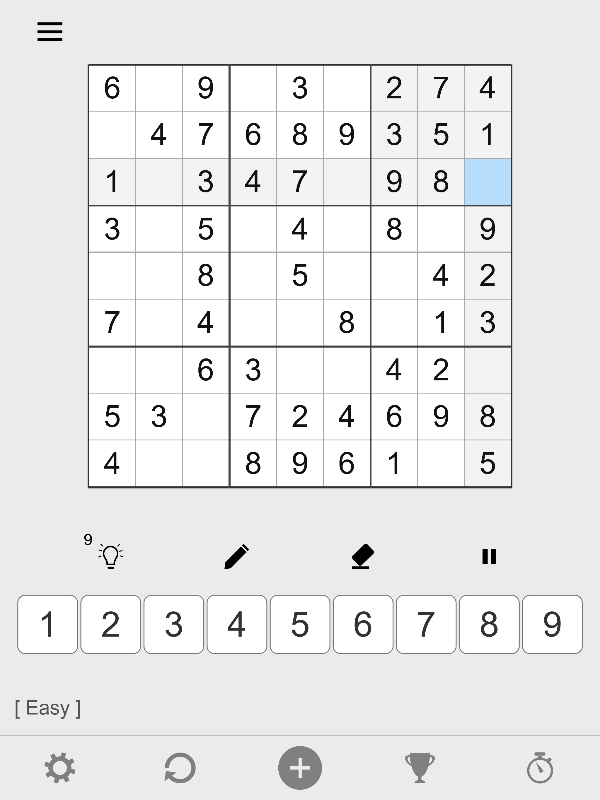 Sudoku : Classic Sudoku