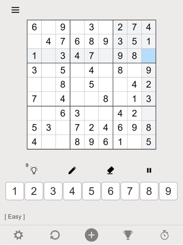 Sudoku : Classic Sudoku iPad screenshot