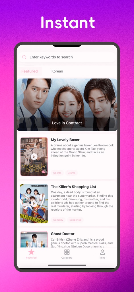 SeeMore – Watch Movies&Series - The app provides immediate access to trending titles through its 