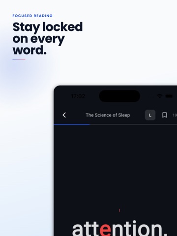 Speed Reading. iPad screenshot