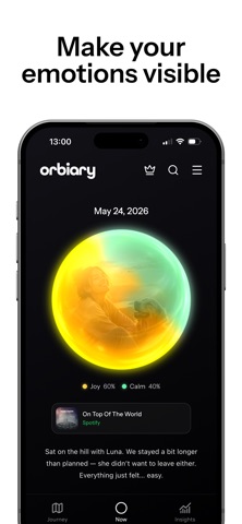 Orbiary - Mood Journal Screenshot 1 of 9