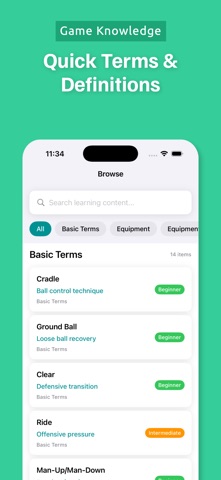 Learn Lacrosse Basics Fast screenshot