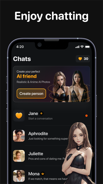 Romantic AI Girlfriend Screenshot